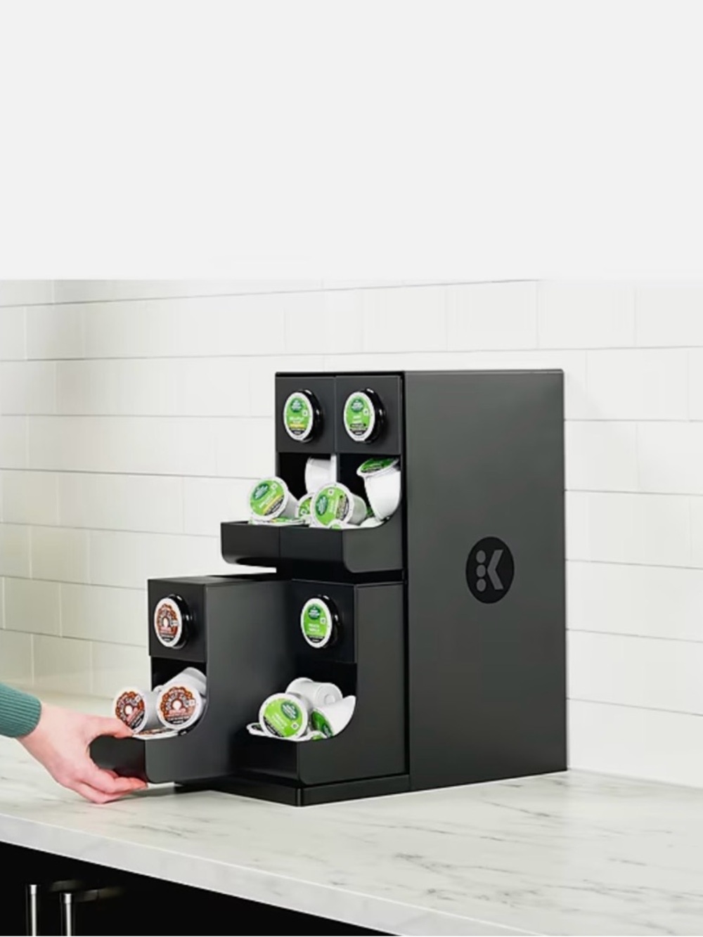 Keurig Black K-Cup Pod Organizer Dispenser